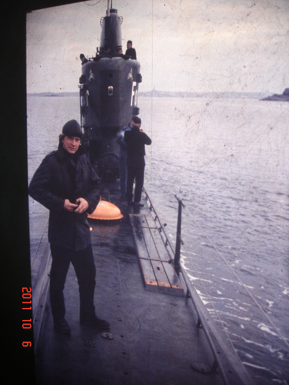 Som skeppsnummer 1 pÃ¥ HMS Forellens dÃ¤ck 1962

